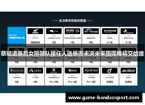 蔡斌退赛后女排领队接任人选悬而未决未来指挥棒将交给谁 蔡斌退赛后女排领队接任人选悬而未决未来指挥棒将交给谁